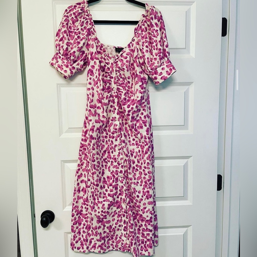 WHO WHAT WEAR button up dress